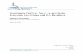 Guatemala: Political, Security, and Socio-Economic ... Political, Security, and Socio- ... Political, Security, and Socio-Economic Conditions and U.S. Rela ... (CAFTA-DR). Relations