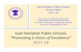 East Hampton Public Schools Promoting a Vision of …ehhs.org/documents/apptegy/district/2017-2018/2017-18_DISTRICT...East Hampton Public Schools “Promoting a Vision of ... The Middle