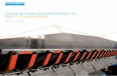 CONVEYOR COMPONENTS BELT CLEANERS - Easyfairs · BELT CLEANERS WIDE PRODUCT RANGE KEEP YOUR CONVEYOR RUNNING WITH SANDVIK COMPONENTS The full range of Sandvik conveyor components