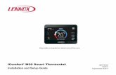 iComfort M30 Smart Thermostat...... There is an option in advanced ... If alert code 108 appears on the ... Outdoor unit setting Indoor unit setting Comp. Stages Indoor Heat Stages
