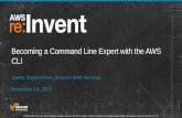 Becoming a Command Line Expert with the AWS CLI · Becoming a Command Line Expert with the AWS CLI James Saryerwinnie, Amazon Web Services November 14, 2013 . ... the Amazon EC2 API
