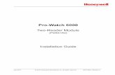 Pro-Watch 6000 - Home - Honeywell Integrated Security Shipping Instructions PW-6000 Two-Reader Module Installation Guide, Document 800-01951, Revision C ix Shipping Instructions To
