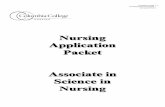 Nursing Application Packet revised 9/08 - Columbia College/media/Files/Nursing/nursingapp.pdf · Nursing Application Packet (revised 2/9/18) 2 ... Bath and Making an Occupied Bed,