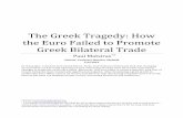 The Greek Tragedy: How the Euro Failed to Promote … Euro Failed to Promote Greek Bilateral Trade ... V. The Greek Tragedy: Lack of Competitiveness a. Export-Specific Issues i. Type