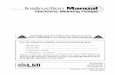 Instruction Manual - App4Water€¦ · This manual is for Series AA, B, C, E, J5, and P pumps. ... supplier and the LMI Chemical Resistance Chart for compat-ibility of your specific