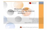 Measures against Copyright Piracy on the Internet (KOREA) · Civil Remedy-Claim for Prevention and Suspension of Infringement-Claim for Damages-Claim for Return of Unjust Enrichment