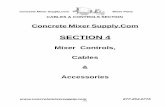 Mixer Controls, Cables Accessories - Concrete Mixer … cable.pdf7 CON 1027 020.100661 5/16-18 x 2” Allen Hd 8 CON 1028 020.153883 Lever Shim 9 CON 1031 100.153899 O-Ring Seal 10