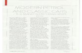 Modern Petrol and Classic Cars - the Manchester XPAG Tests · Modern Petrol and Classic Cars ... Around 15 years ago, I realised my problems were caused by differences in the composition