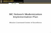 MC Network Modernization Implementation Plan . · 2018-04-03What is the Army’s Network Modernization