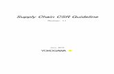 Supply Chain CSR Guideline - Yokogawa Electric … Chain CSR Guideline for Suppliers GPHQ-08H-010 ii CONTENTS I Human Rights and Labor 1 ... - Obligation to deposit identification