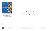Chapter 5dorpjr/EMSE269/Lecture... · Chapter 5 Making Hard Decisions R. T. Clemen, T. Reilly. Making Hard Decisions R. T. Clemen, T. Reilly Chapter 5 – Sensitivity Analysis Lecture