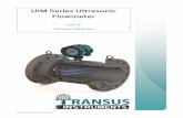 UIM Series Ultrasonic Flowmeter - Transus Instrumentstransus- .UIM Series Ultrasonic Flowmeter ...