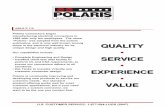 QUALITY SERVICE EXPERIENCE VALUE - … · QUALITY SERVICE EXPERIENCE VALUE U.S. CUSTOMER SERVICE: 1-877-584-LUGS (5847) ABOUT US Polaris Connectors began ... • Meets or exceeds