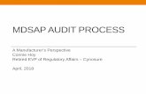 Hoy-Preparing for the MDSAP Audit Process - fdanews.com · •Participated in MDSAP Pilot Program • October 2016 Cert Audit at Main Campus ... • Risk Assessment for significant