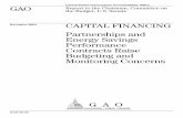 GAO-05-55 Capital Financing: Partnerships and … GAO United States Government Accountability Office Report to the Chairman, Committee on the Budget, U.S. Senate December 2004 CAPITAL
