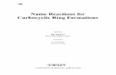 Name Reactions for Carbocyclic Ring Formationsdownload.e-bookshelf.de/...G-0000580395-0002360197.pdf · Name Reactions for Carbocyclic Ring Formations ... Name Reactions in Heterocyclic