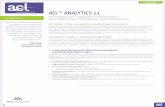 ACL™ ANALYTICS 11 - ACL Enterprise Governance … · ACL™ Analytics 11 delivers new capabilities to amplify the impact of data analytics ... 2 DATA T 2. Effectively share data