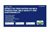 AARHUS UNIVERSITY EFFECT OF FEED RATION ON MILK PRODUCTION ...old.eaap.org/Previous_Annual_Meetings/2014Copenhagen/Papers/... · PRODUCTION, MILK QUALITY AND SUSTAINABILITY ... Vitamin
