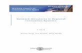 Network Structures in Regional Innovation Systems ·  · 2014-12-17Network Structures in Regional Innovation Systems . ... and values shapes the strength and working of ... The literature
