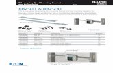 BB2-16T & BB2-24T - Cooper Industries · UPC Part # Catalog # Description Box Qty. 79903863001 BB2-16T Telescoping Bracket - 11" to 18" Stud Spacing 50 79903863002 BB2-24T Telescoping