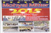 mohyalonline.commohyalonline.com/mm/mitter/Jan15/EnglishMohyalMitter.pdfMohyal Mitter ONE OF INDIAS OLDEST JOURNALS Established in 1891 Volume 59 Issue No.01 January, 2015 Chief Editor