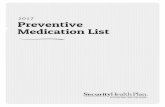 2017 Preventive Medication Listci.marshfield.wi.us/Administration/2017 Open Enrollment/2017...Introduction In addition to a healthy lifestyle, preventive medications are important
