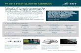 FY 2018 FIRST QUARTER EARNINGS Adient’s Q1 …investors.adient.com/~/media/Files/A/Adient-IR/documents/...RECENT HIGHLIGHTS ADIENT • FISCAL FIRST QUARTER 2018 EARNINGS • 1 Adient’s