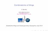 V. Berthé - IRISA · Combinatorics of tilings V. Berthé LIAFA-CNRS-Paris-France berthe@liafa.jussieu.fr http ://berthe Substitutive tilings and fractal geometry ...