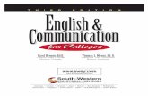 THIRD EDITION English Communication - Cengage … Educational Publishing is a division of Thomson Learning. Thomson Learning is a trademark used herein under license. ALL RIGHTS RESERVED