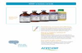 KOVA urinalysis controls - Hycor Biomedical, Inc. · and to help focus microscopic sediment analysis. Part of a complete solution for standardization KOVA urinalysis controls are