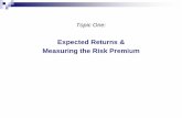 The Equity Risk Premium - University of Texas at Austinfaculty.mccombs.utexas.edu/keith.brown/AFPMaterial/TopicC10.1.pdf · Risk-factor Model (e.g., CAPM, ... calculate the values