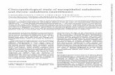 Clinicopathological study ofmyoepithelial sialadenitis ...jcp.bmj.com/content/jclinpath/41/4/403.full.pdfandchronicsialadenitis (sialolithiasis) GMKONDRATOWICZ,*LESLEYASMALLMAN,DWMORGANt