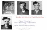 Landau and Theory of Phase Transitions - American …apps3.aps.org/aps/meetings/march09/presentations/P8-3.pdfLandau and Theory of Phase Transitions Landau Centenary, APS March Meeting,