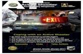 Antiterrorism Active Shooter Zeady, Always Alert µ } u } v ] v ] v P } v Ç } µ Evacuate • Hide • Take Action