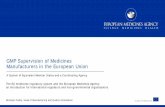 GMP Supervision of Medicines Manufacturers in the … Supervision of Medicines Manufacturers in the European ... take administrative and disciplinary measures ... Commission, international