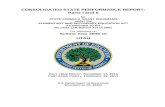 CONSOLIDATED STATE PERFORMANCE … Year 2009-10 UTAH PART I DUE FRIDAY, ... The Consolidated State Performance Report ... 4 4,215 3,370 80.0