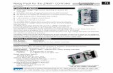 Relay Pack for the ZN551 Controller for HVAC/R … Logic and the Automated Logic logo are registered trademarks of Automated Logic Corporation Accessories Relay Pack for the ZN551