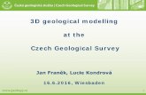 3D geological modelling at the Czech Geological … Easy import and export in various formats - Not volumes, only surfaces of rock bodies and faults Present: 3D models for radioactive