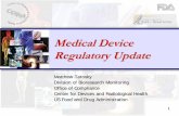 Medical Device Regulatory Update - pogoarchives.orgpogoarchives.org/m/science/cdrh-presentation-20070503.pdfMedical Device Regulatory Update ... Stratified by device type & geography
