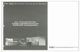 EAI 680 Scientific Computing System: an economical high ...archive.computerhistory.org/resources/text/EAI/EAI.680.1965... · HYBRID CAPABILITY The EAI 680is an economical, operator-oriented