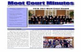 Moot Court Minutes - regent.edu Moot Court Competition in Greensboro, North Carolina. The problem engages students in arguments about free speech, the Establishment Clause, and the