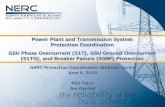Power Plant and Transmission System Protection ... DL/Protection-System-NERC-OC-BF...GSU Transformer Damage Curve Fault=11587.7A Current in Amperes Time in Seconds Phase OC on GSU