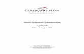 Master of Business Administration Handbook · 2016-08-04 · Master of Business Administration Handbook ... guided on academic policy matters by the Office of Graduate Studies. ...