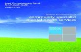 community specialist mental health services · Guidance for commissioners of community specialist mental health services 1 ... ‘Recovery Model’. Nevertheless, ... almost 3% of