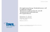 Engineering Database of Liquid Salt Thermophysical … Salt Engineering Database - 4502650.pdf · Engineering Database of Liquid Salt Thermophysical ... and thermochemical characteristics