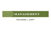 MANAGEMENT - : : BARSTOW COMMUNITY COLLEGE : : · 2011-12-01 · MANAGEMENT RICHARD L. DAFT. Innovative Management for Turbulent Times CHAPTER 1. ... innovative, and relationship