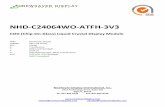 N HD C24 064WO ATFH V3 - Allied Electronics · C24 ‐On‐Gl ewhaven ... le of Commands [7] Tim 8080 ...