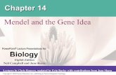 Mendel and the Gene Idea - North Medford High School …northmedfordscience.weebly.com/uploads/1/2/7/1/12710245/... · 2017-03-03 · flower color a dominant trait and the white flower