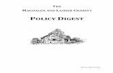 Policy Digest 2013 - Magdalen and Lashermagdalenandlasher.co.uk/.../2016/01/Policy-Digest-2013.pdf · 2016-01-25 · The Magdalen & Lasher Educational Foundation ... • Establishing
