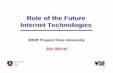 Role of the Future Internet Technologies - OECD.org - OECD · 2016-03-29 · Role of the Future Internet Technologies WIDE Project/ Keio University Jun Murai